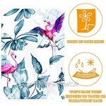 Liangbaiwan Gartenfahnen,Hofdekor Outdoor-Schild hängende Verzierung,Tropische rosa Flamingos,für Terrasse Topfdeck 12x18 Zoll